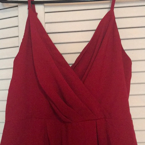 Red Mini Romper - Picture 2 of 3